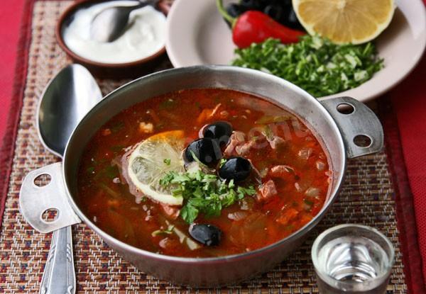 Обложка рецепта Солянка мясная по-старорусски