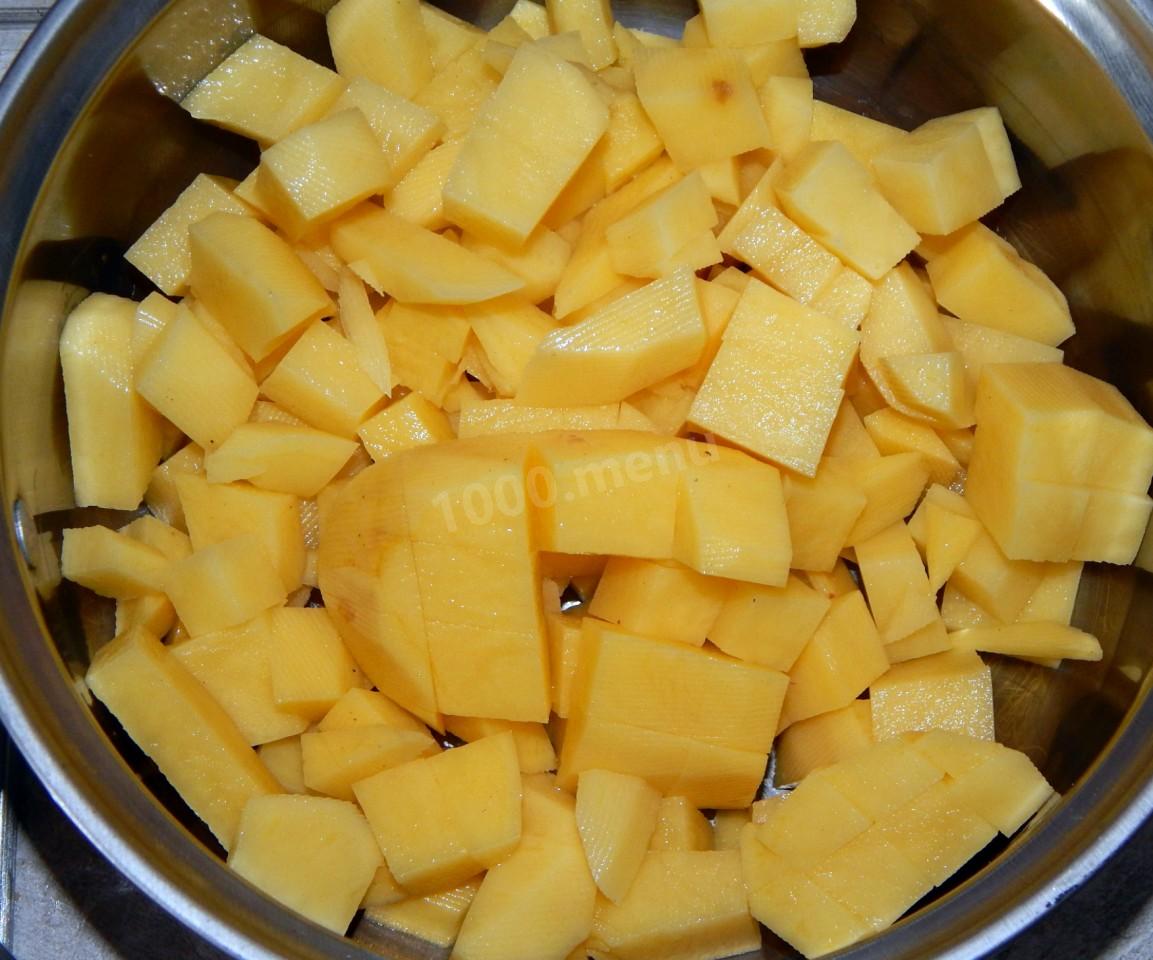 Шаг 3 приготовления Суп гуляш с говядиной и овощами