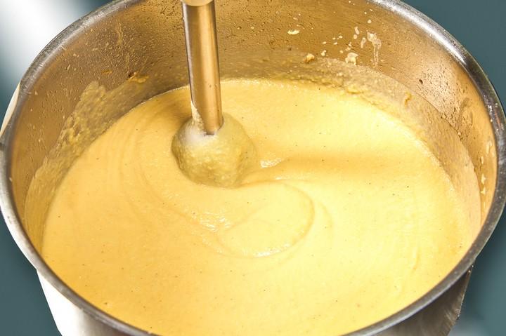 Шаг 10 приготовления Гороховый крем суп с беконом