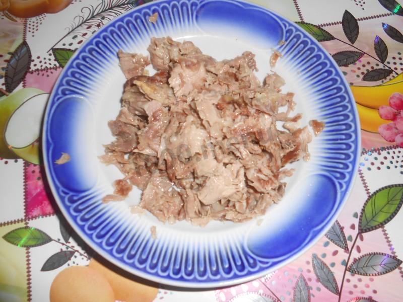 Шаг 6 приготовления Мясной фасолевый суп