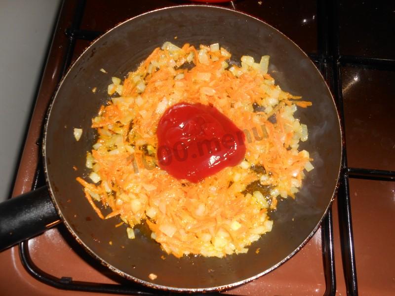 Шаг 7 приготовления Мясной фасолевый суп