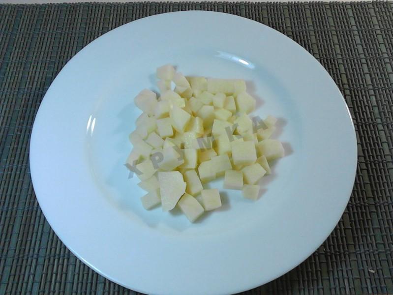 Шаг 6 приготовления Суп пюре гороховый с курицей