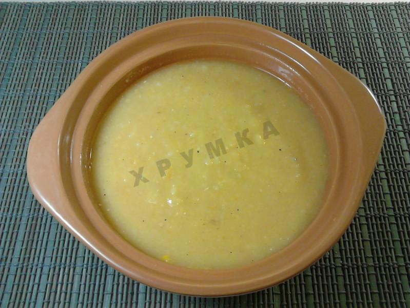 Шаг 8 приготовления Суп пюре гороховый с курицей