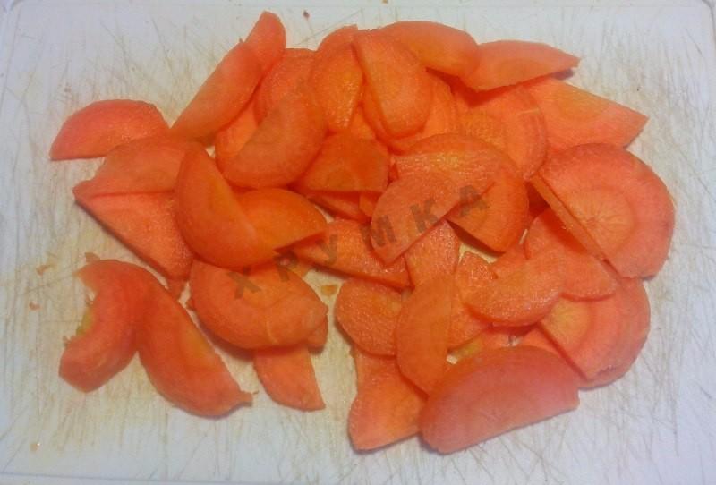 Шаг 5 приготовления Суп с рисом и морковью из рыбной консервы