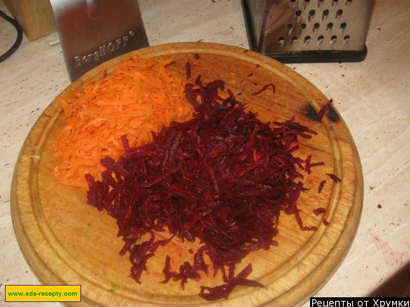 Шаг 5 приготовления Постный борщ с фасолью и капустой