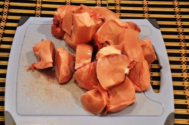 Шаг 2 приготовления Суп со свеклой из курицы