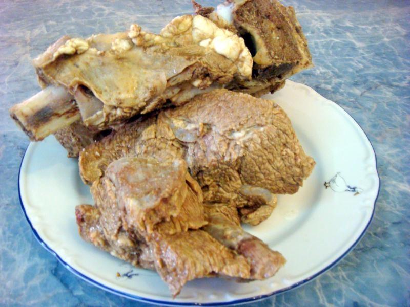 Шаг 10 приготовления Украинский борщ с ушками