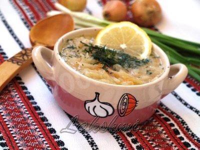 Обложка рецепта Постный луковый суп