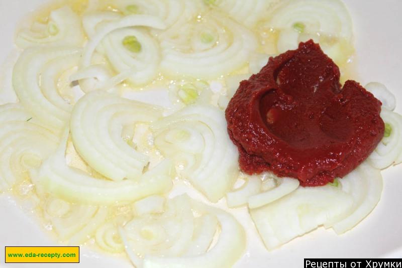 Шаг 3 приготовления Харчо из мяса барана с маргарином