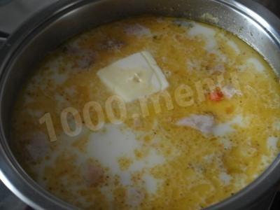 Шаг 8 приготовления Финский суп из красной рыбы Лохикейтто с картошкой