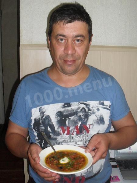 Шаг 14 приготовления Домашняя солянка