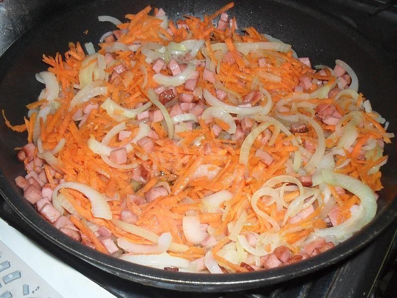 Шаг 8 приготовления Домашняя солянка