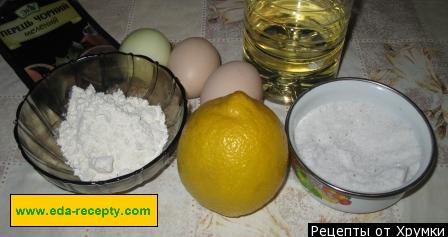 Шаг 2 приготовления Суп яйца мука лук