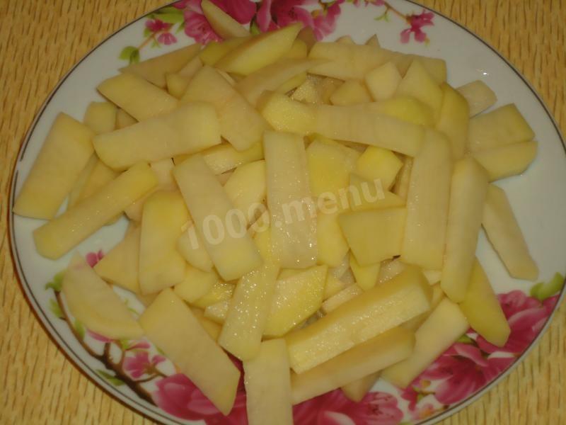 Шаг 3 приготовления Супчик гороховый с мяском