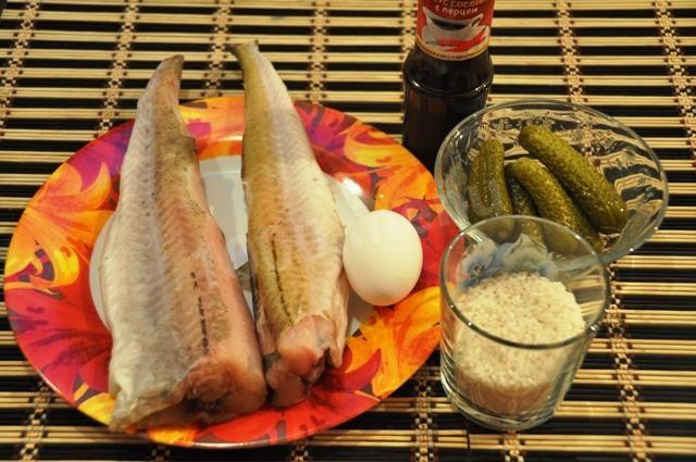 Шаг 1 приготовления Суп Солянка рыбная из морской капусты с яйцом