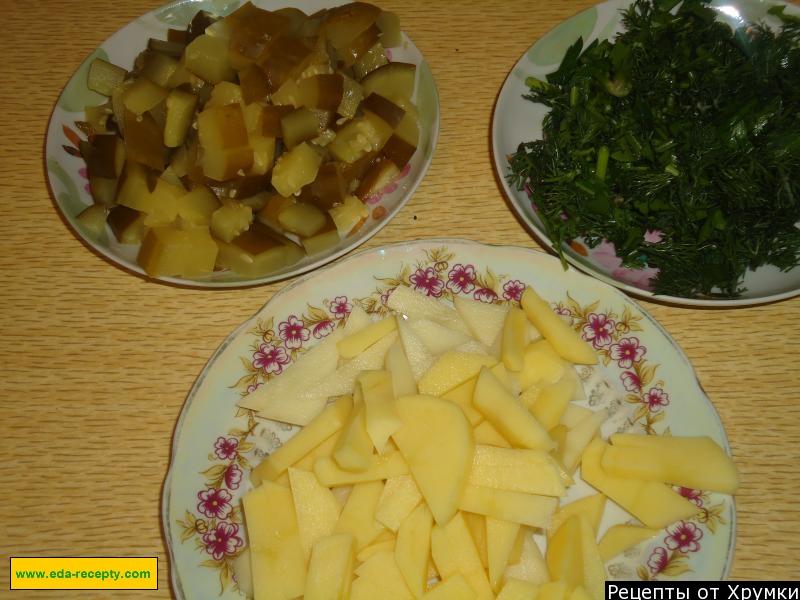 Шаг 4 приготовления Рассольник с рисом вегетарианский