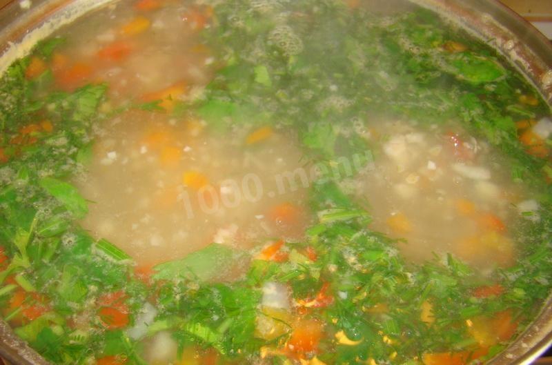 Шаг 13 приготовления Картофельный суп с мясом говядины и сельдереем