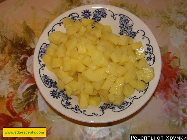 Шаг 3 приготовления Суп с клецками из теста