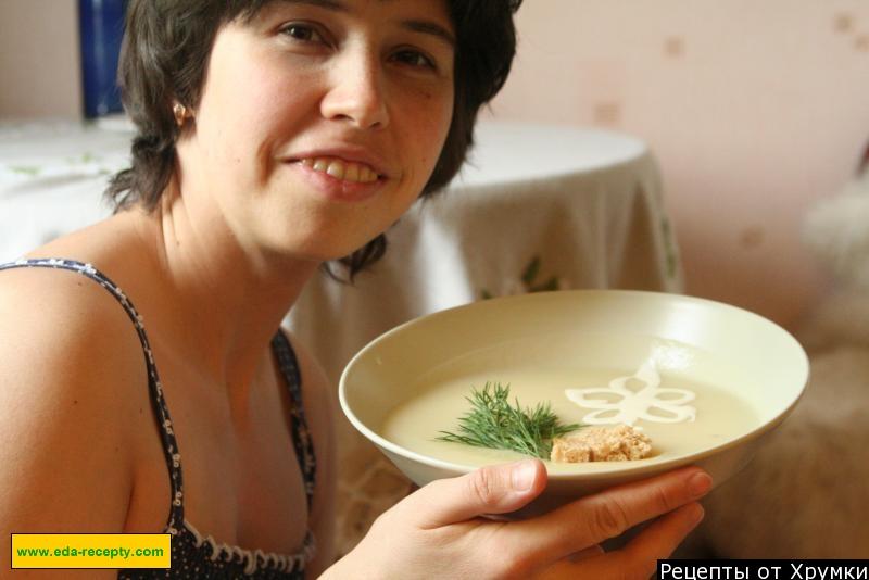 Шаг 9 приготовления Суп пюре из цветной капусты быстро и вкусно