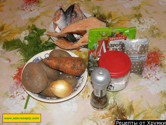 Шаг 1 приготовления рыбный суп без крупы