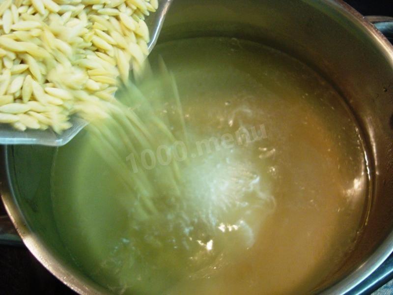 Шаг 4 приготовления Греческий куриный крем суп Авголемоно