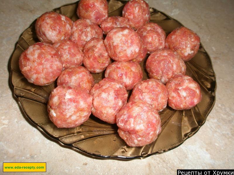 Шаг 7 приготовления Суп с фрикадельками луком картофелем