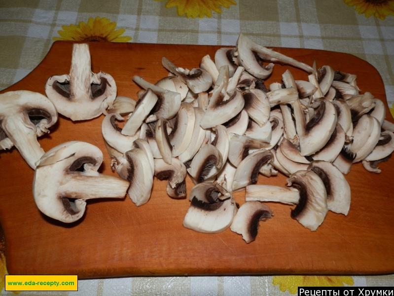 Шаг 4 приготовления Суп пюре сырный с шампиньонами и картошкой