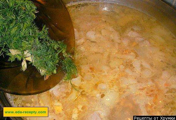 Шаг 13 приготовления Капустняк из квашеной капусты