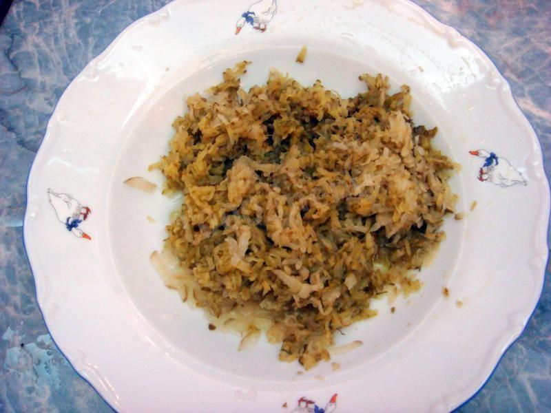 Шаг 10 приготовления Рассольник с говяжьими почками и перловкой
