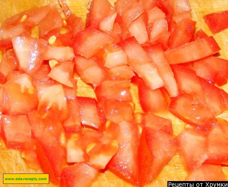 Шаг 8 приготовления Суп из свежей капусты с мясом, крапивой и помидорами