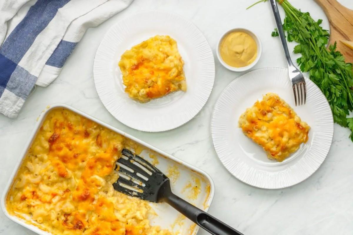 Обложка рецепта Запеканка из макарон с молоком и яйцом