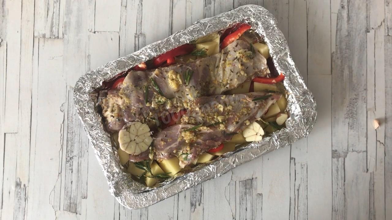Шаг 8 приготовления Бараньи ребрышки с картошкой