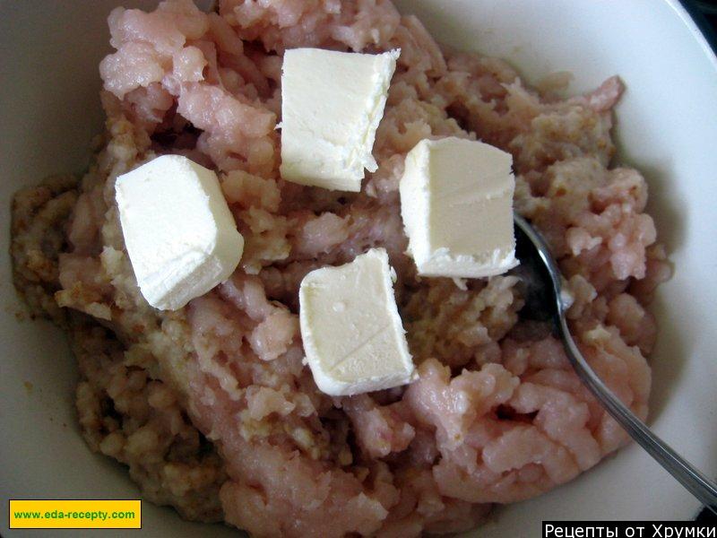 Шаг 4 приготовления Сливочные куриные котлеты без яиц