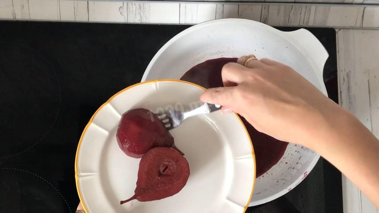 Шаг 8 приготовления Утка с грушей