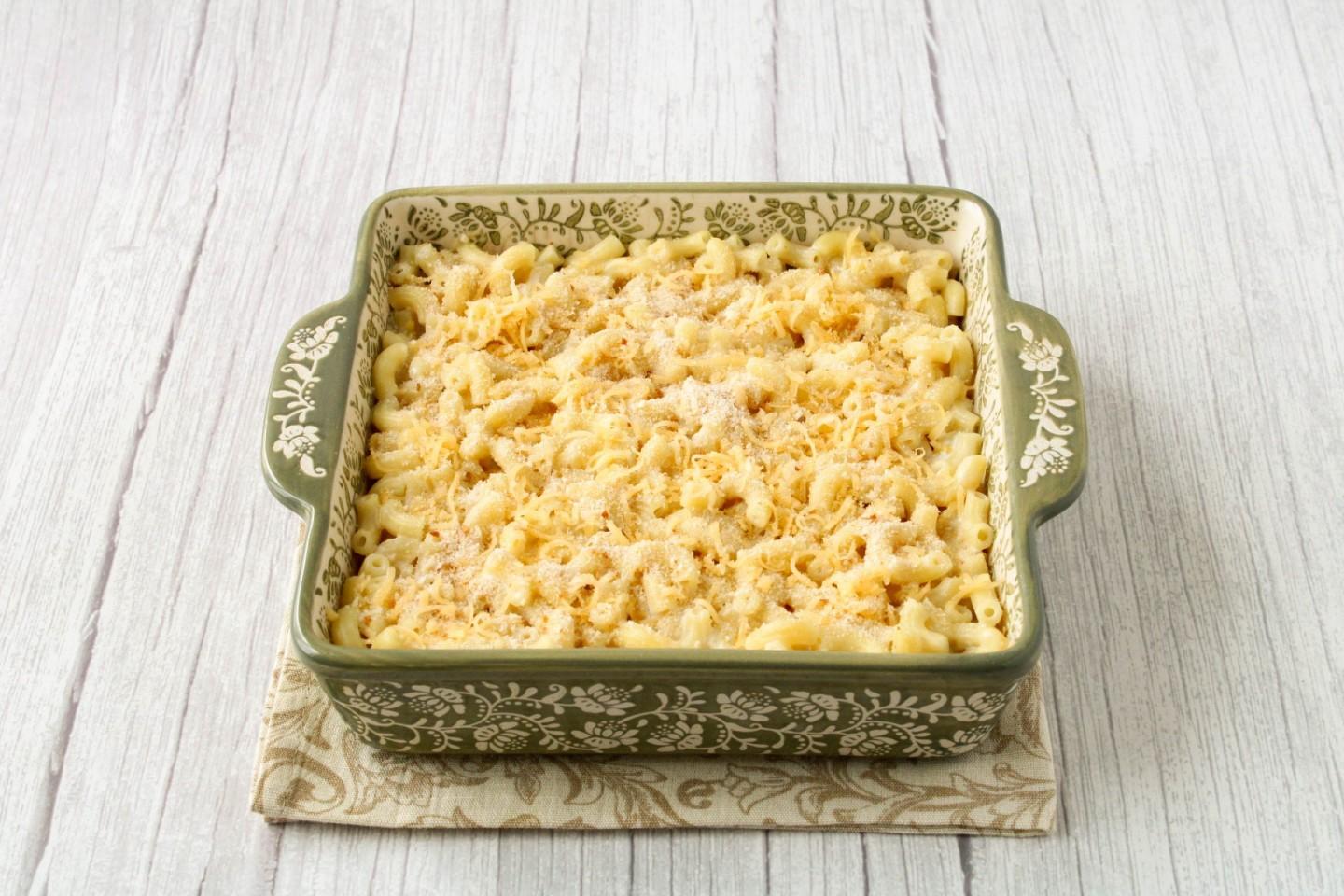 Шаг 12 приготовления Макароны со сливками в духовке