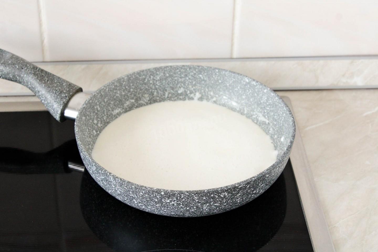 Шаг 5 приготовления Макароны со сливками в духовке