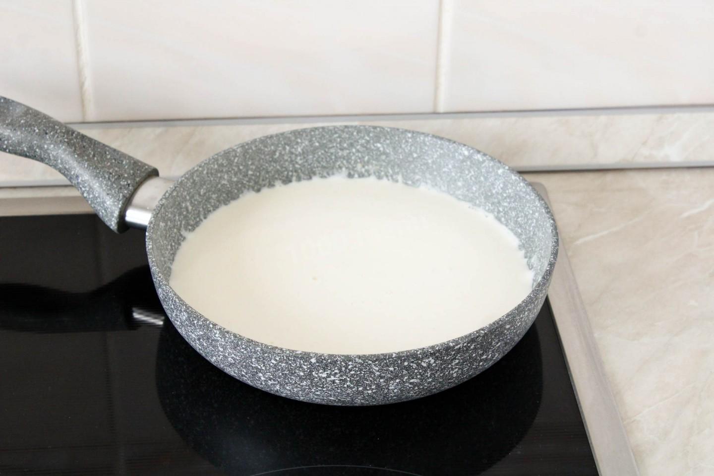 Шаг 6 приготовления Макароны со сливками в духовке