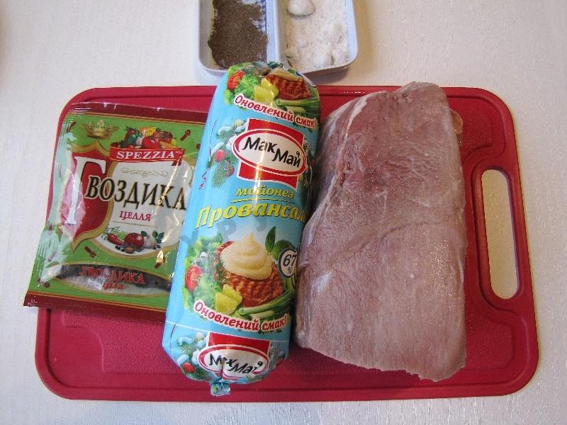 Шаг 1 приготовления Свинина запеченная в мультиварке
