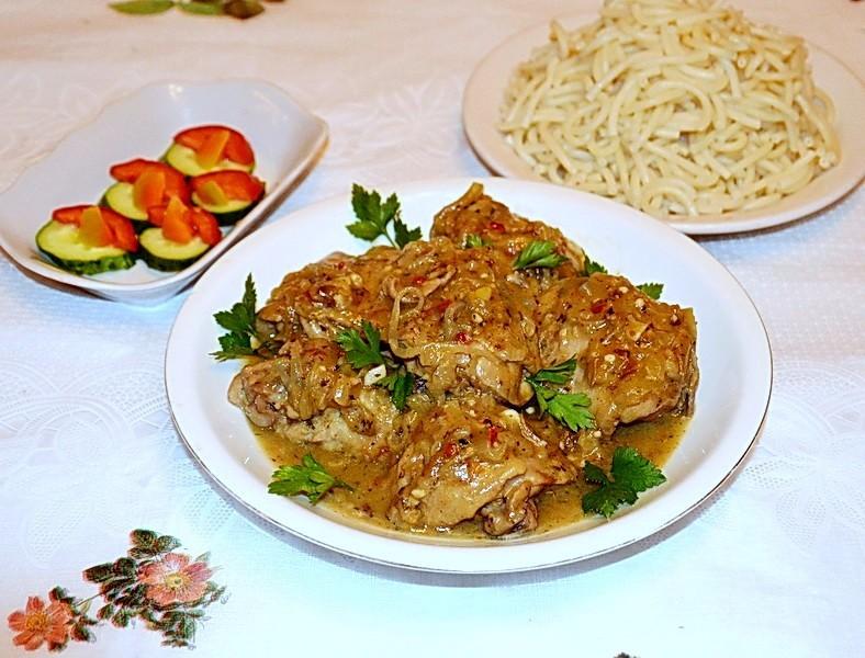 Обложка рецепта Курица в вине