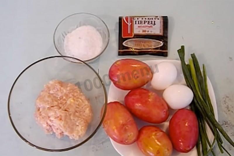 Шаг 1 приготовления Картофельная бабка в мультиварке