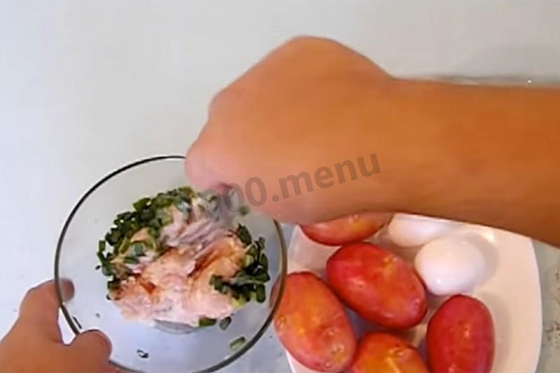 Шаг 2 приготовления Картофельная бабка в мультиварке