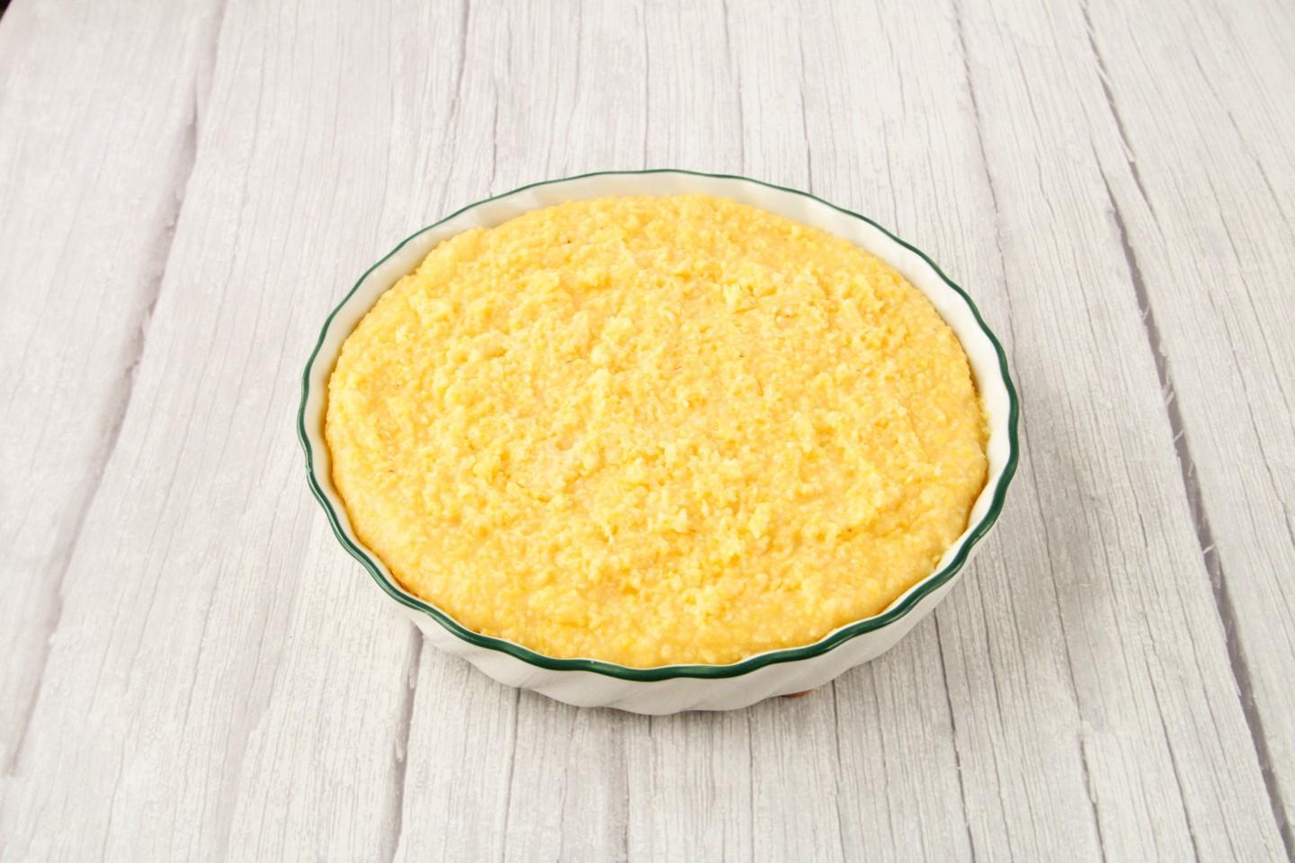 Шаг 6 приготовления Полента с сыром