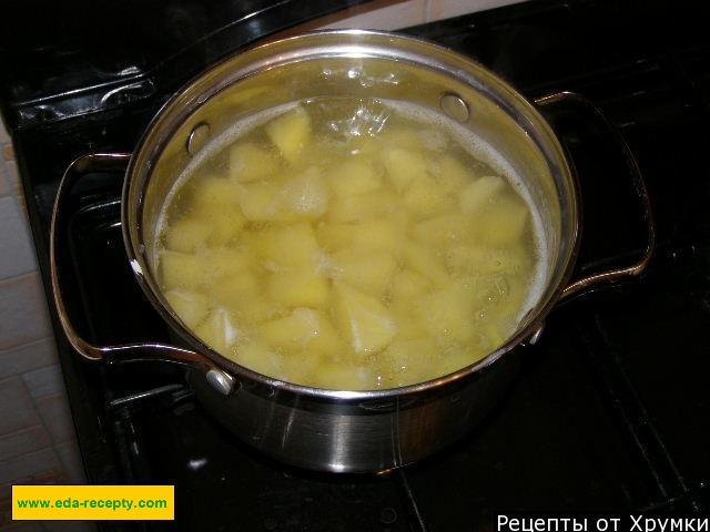 Шаг 3 приготовления Зразы картофельные с капустой белокочанной