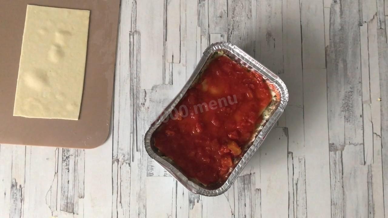 Шаг 12 приготовления Вегетарианская лазанья