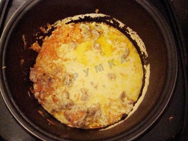 Шаг 6 приготовления Куриные желудочки в мультиварке