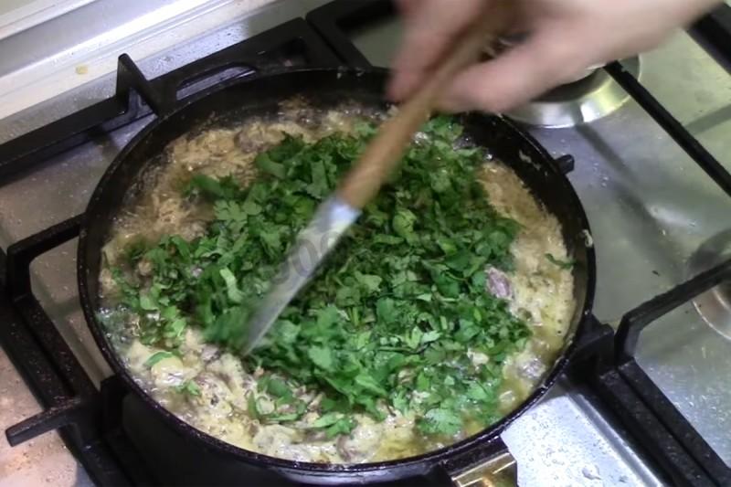 Шаг 13 приготовления Сердце куриное тушеное