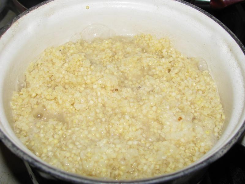 Шаг 5 приготовления Постная пшенная каша