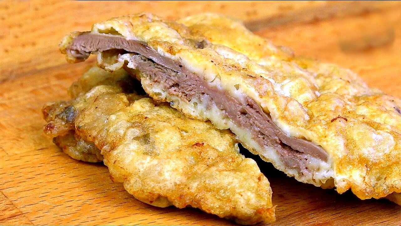 Обложка рецепта Отбивные из куриных сердечек