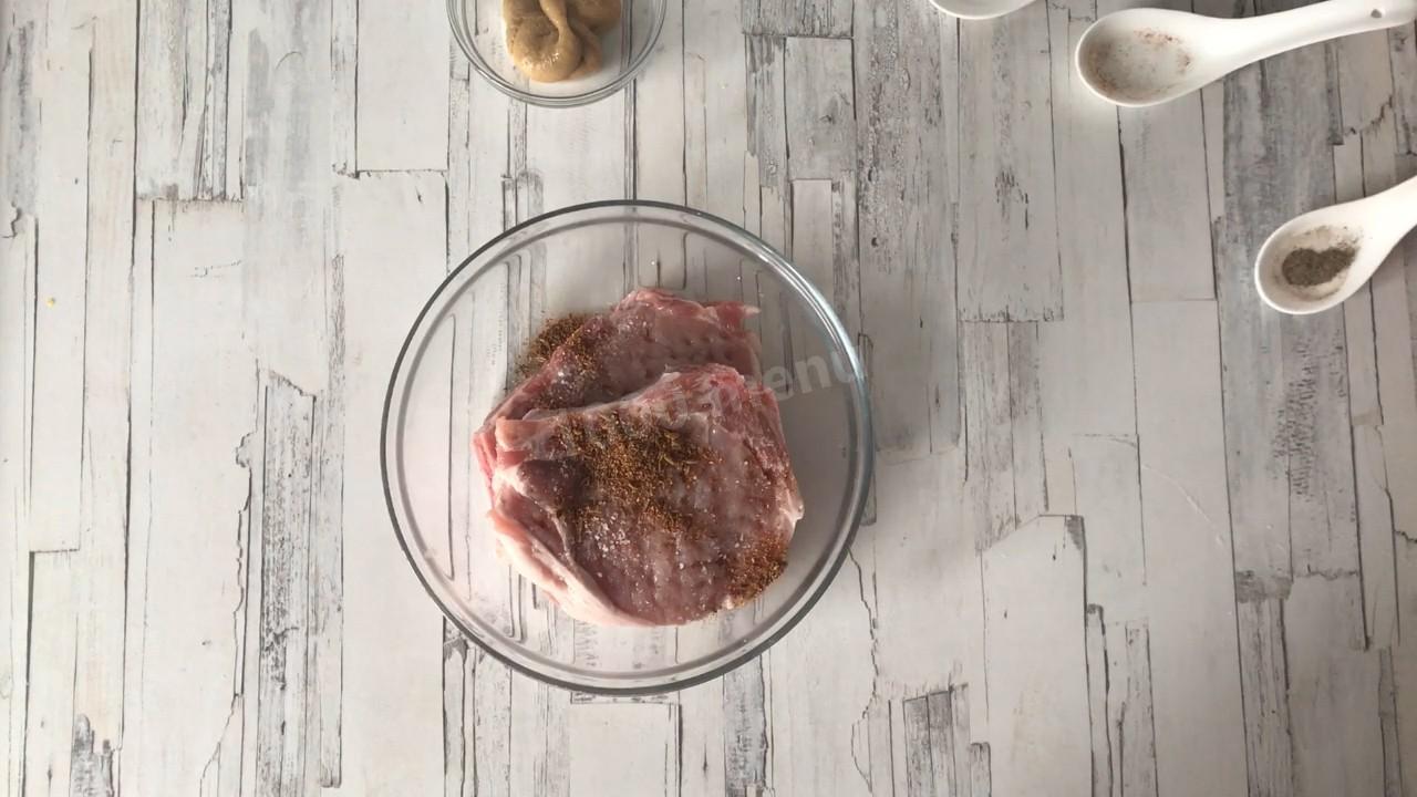 Шаг 3 приготовления Мясо по боярски