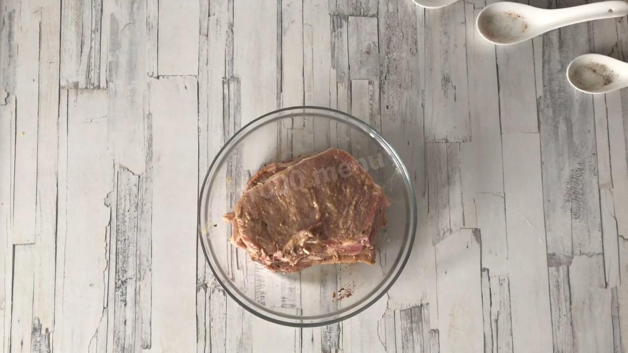 Шаг 4 приготовления Мясо по боярски
